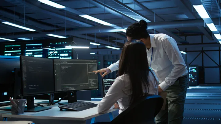 Computer scientists data center managing maintaining databases